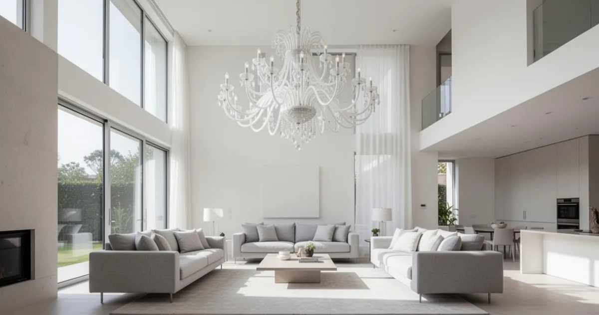 Lustre blanc : 5 idées de design pour transformer l'ambiance de votre chambre