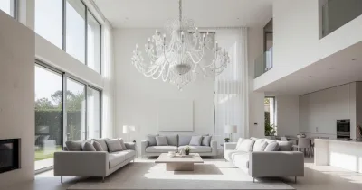 Lustre blanc : 5 idées de design pour transformer l'ambiance de votre chambre
