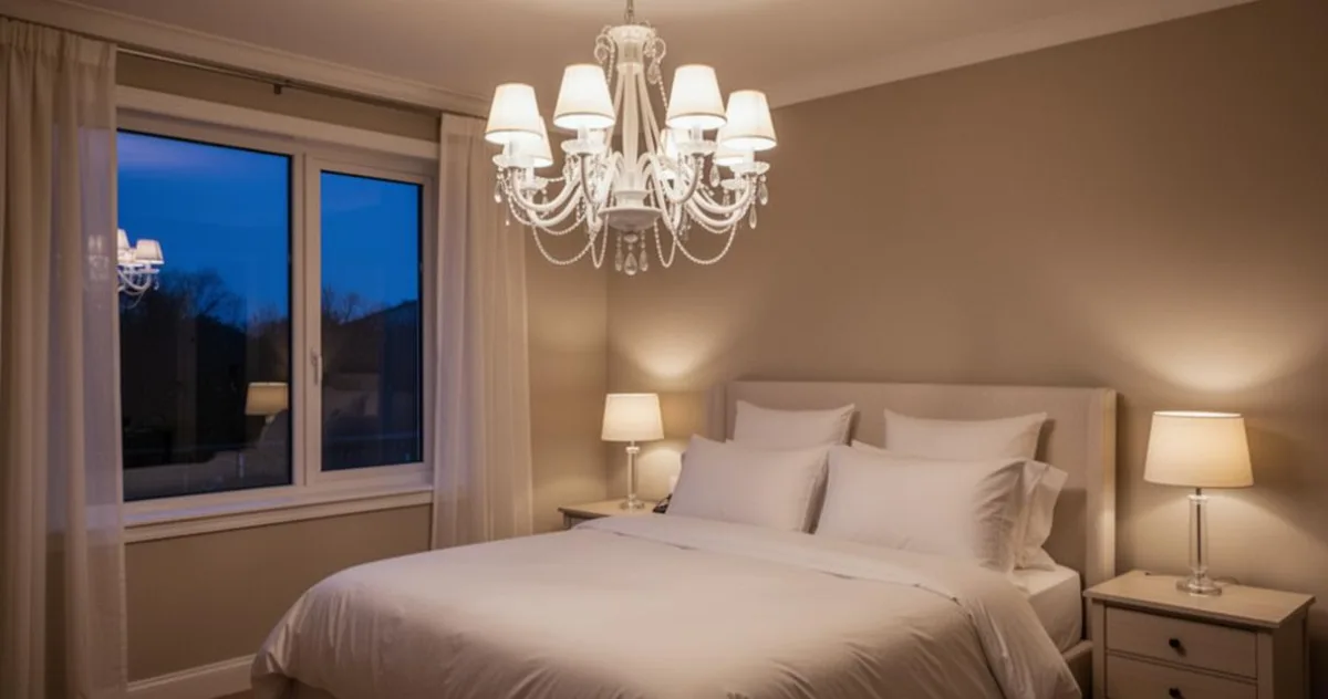 Lustre blanc : 5 idées de design pour transformer l'ambiance de votre chambre – image 4