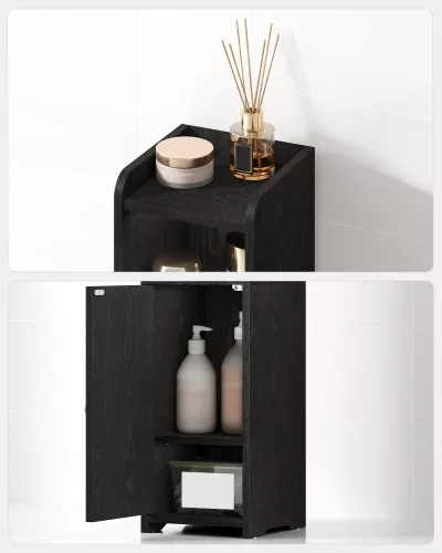 Armoire de salle de bain étroite en MDF – image 3