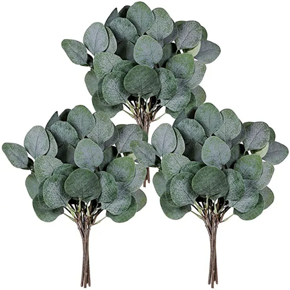 Branche d'eucalyptus artificielle en plastique