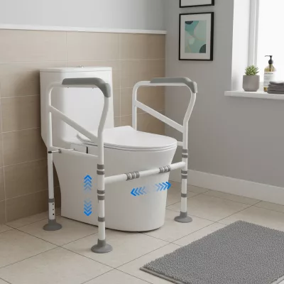 Cadre d'appui de toilettes en acier au carbone