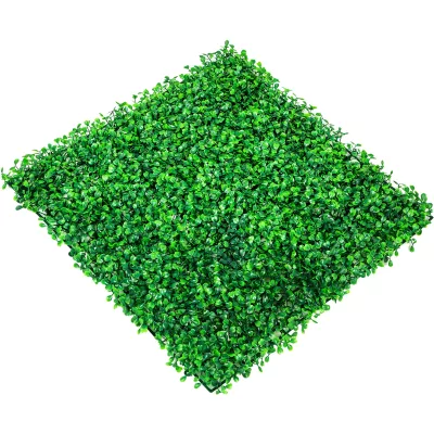 Panneaux de buis artificiel, lot de 12 pièces