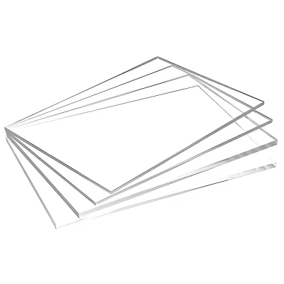 Plaques acryliques transparentes, lot de 5 – image 3