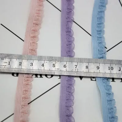 Ruban de dentelle élastique à volants 13 mm – image 3