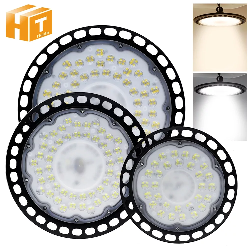Suspension industrielle LED en aluminium