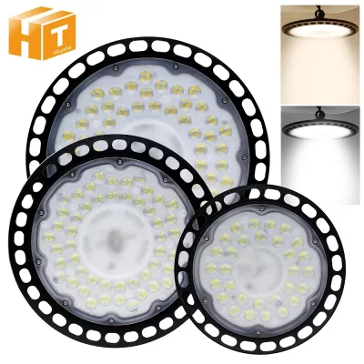 Suspension industrielle LED en aluminium