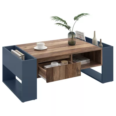 Table basse avec tiroir et rangements – image 3