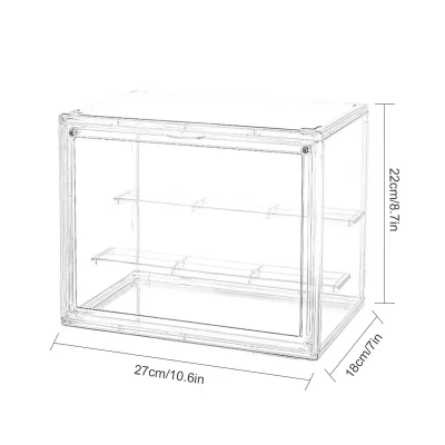 Vitrine acrylique transparente à 3 niveaux – image 2